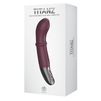 Silikoninen Ladattava Vibraattori Rubiini Punainen