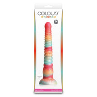 Stacked 9 Inch Dildo Red/Gold