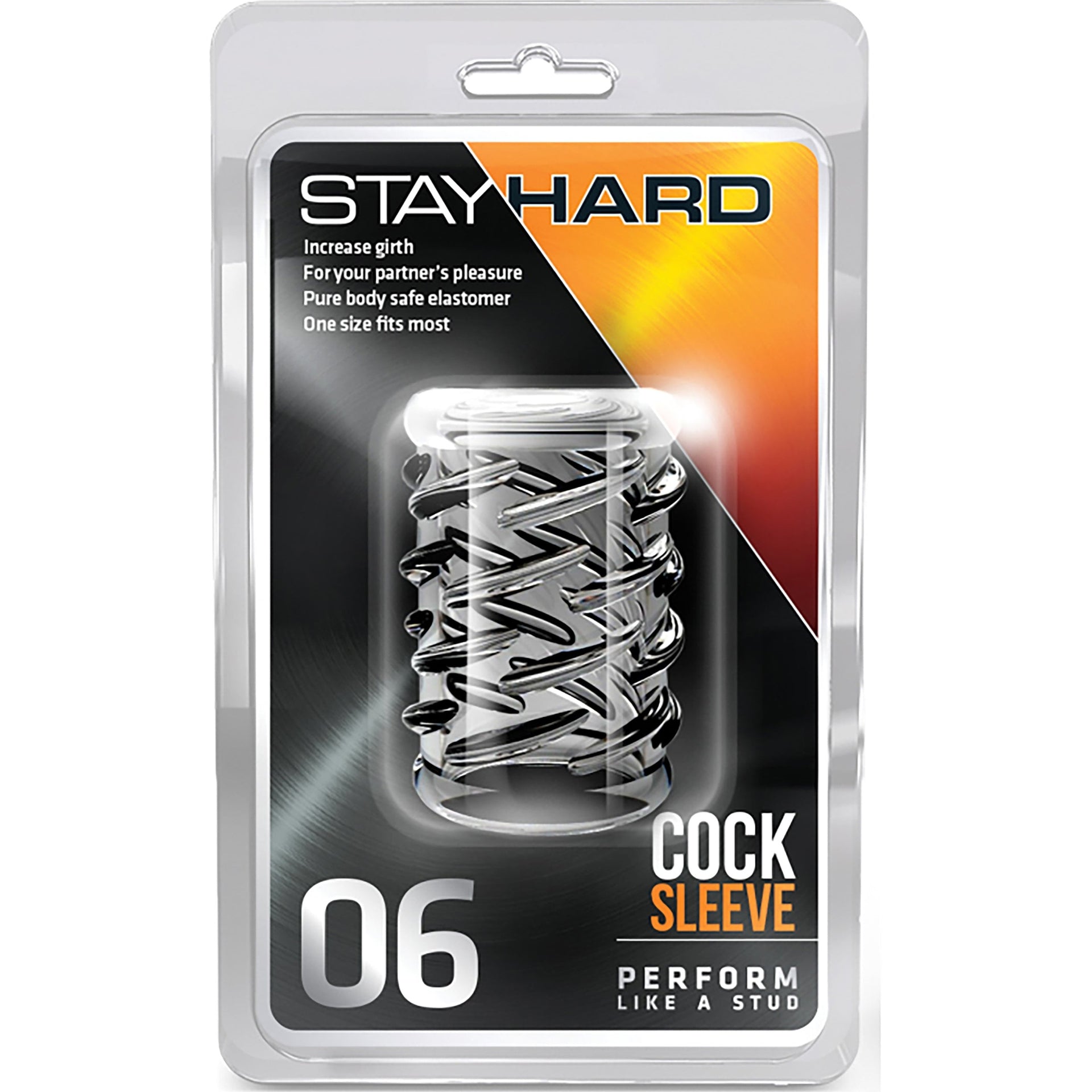 Stay Hard Cock Sleeve 06 Clear