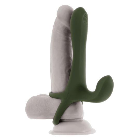 "Strap Tap And Go" penikseen kiinnitettävä vibraattori