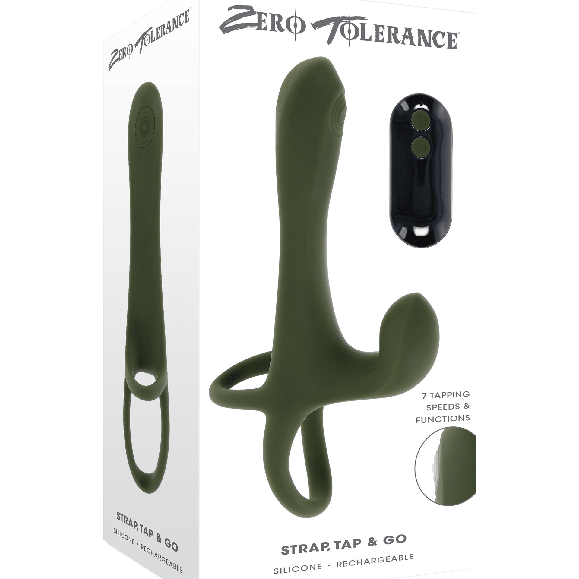 "Strap Tap And Go" penikseen kiinnitettävä vibraattori