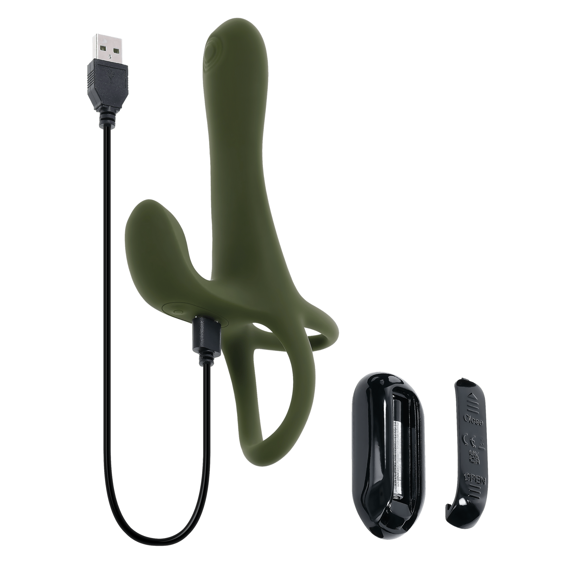 "Strap Tap And Go" penikseen kiinnitettävä vibraattori