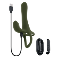 "Strap Tap And Go" penikseen kiinnitettävä vibraattori