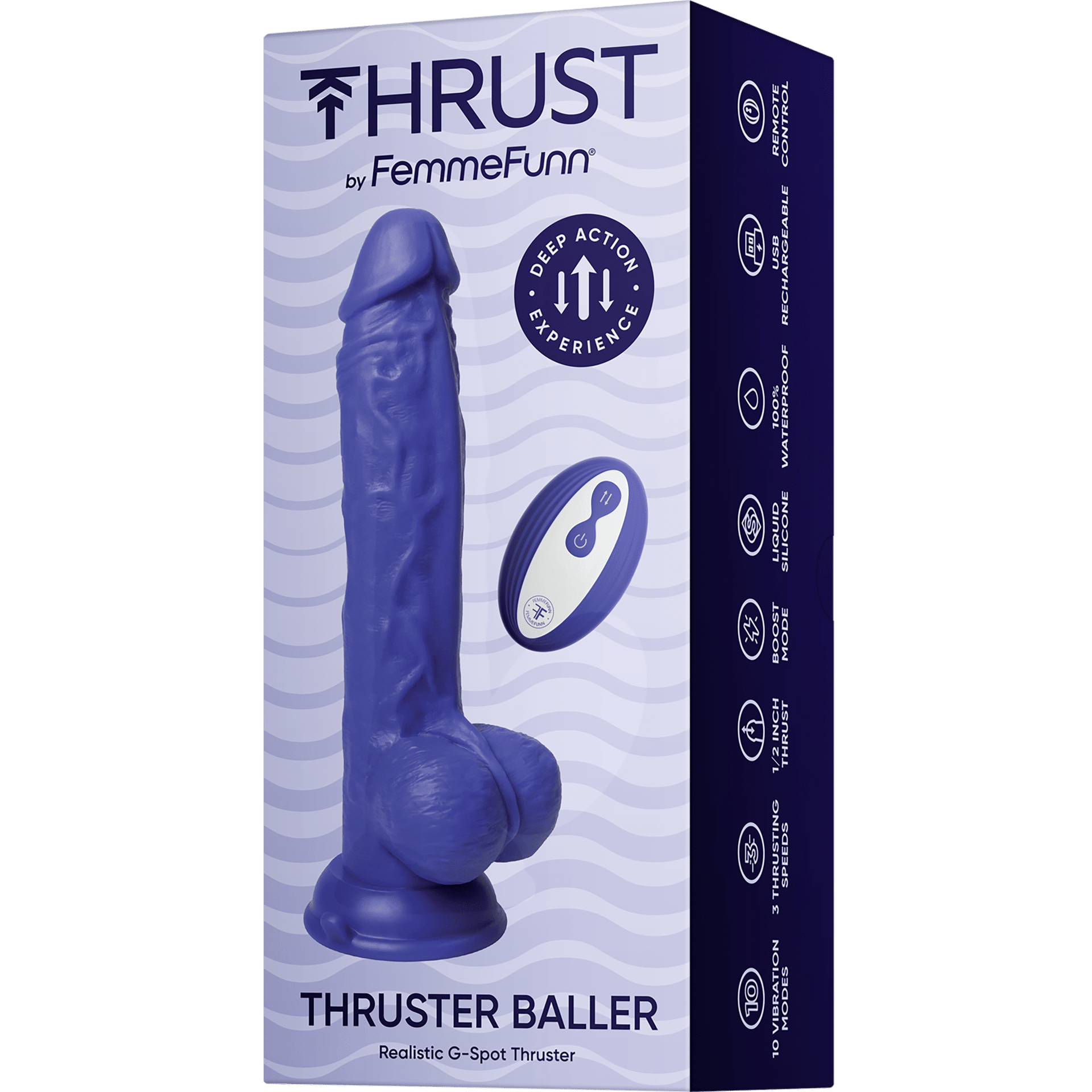 Värisevä dildo kaukosäätimellä