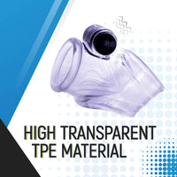 Tpe Penis Sleeve With 10 Dynamic Rhythms Vibrating Bullet Clear