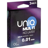 UNIQ - multisex lateksittomat kondomit 3kpl
