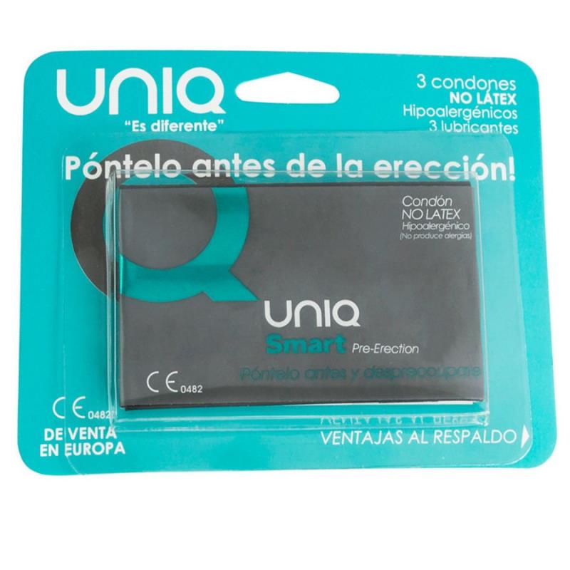UNIQ - smart lateksittomat kondomit 3kpl