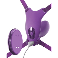 Ultimate G-Spot Butterfly Strap-On Purple