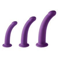 Universal Harness With Purple Dildo Set Sizes S M L Purple