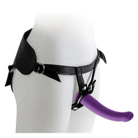 Universal Harness With Purple Dildo Set Sizes S M L Purple
