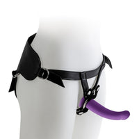 Universal Harness With Purple Dildo Set Sizes S M L Purple