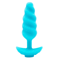 Värisevä anaalitappi värikkäällä hännällä