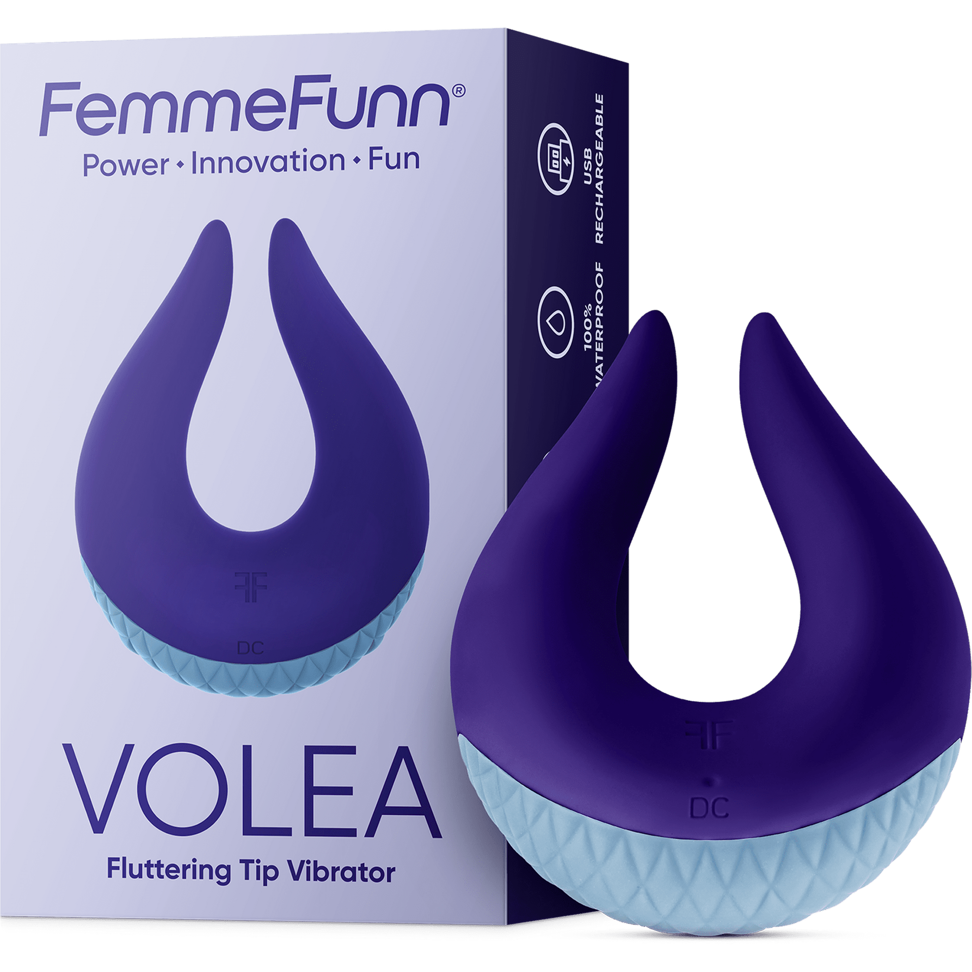 Volea Dark Purple / Light Blue Base
