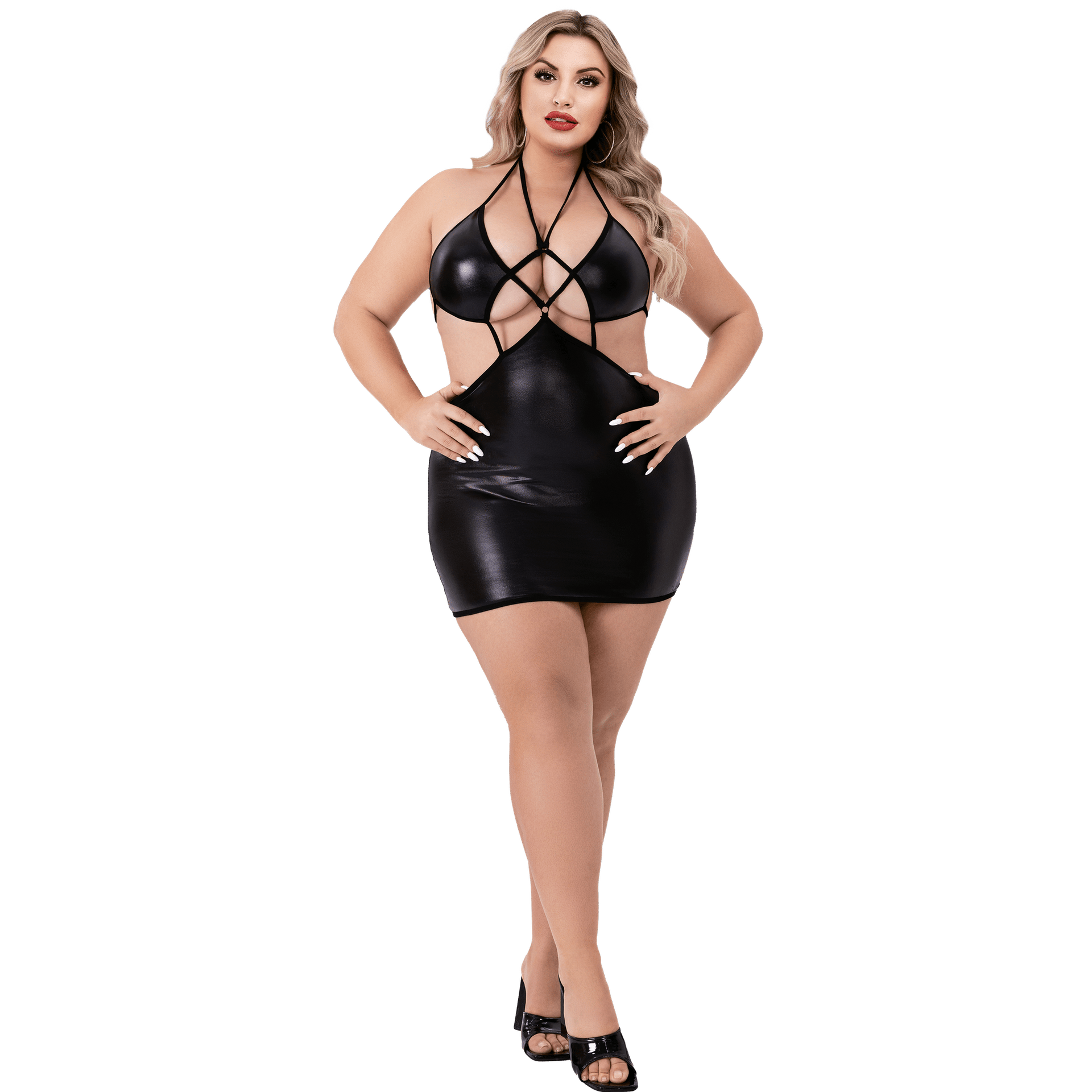 Wetlook mekko XL-XXL