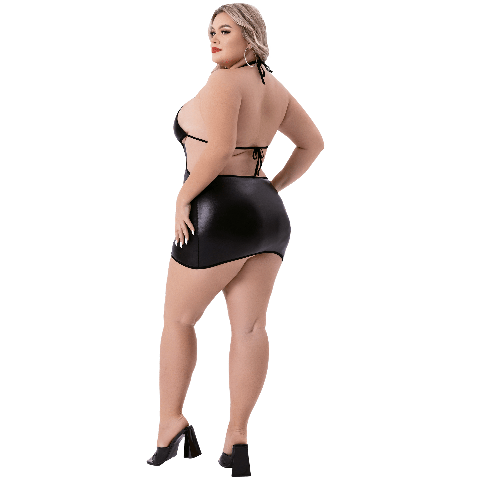 Wetlook mekko XL-XXL