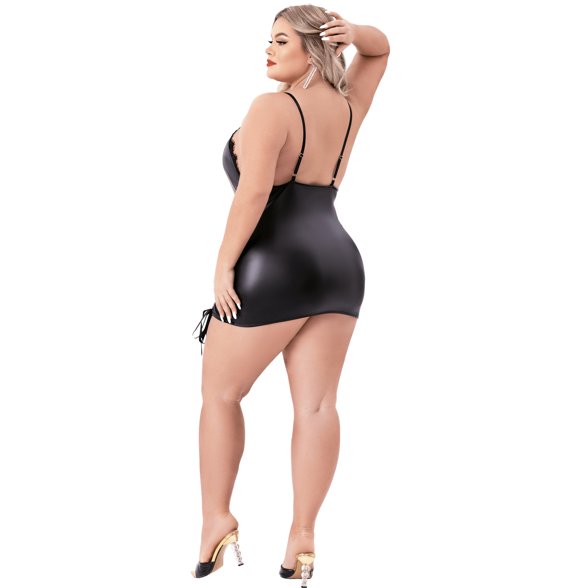 Wetlook mekko XL-XXL