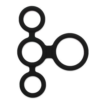 Quatro Cock Ring and Ball Splitter - penisrengas