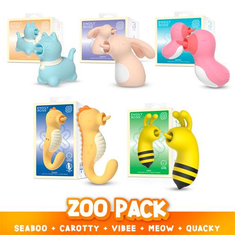 Zoo Fun - klitoriskiihotinsetti 5 kpl